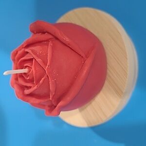 100% Natural Soy Wax Candle - Rose Hand Made - Japanese Magnolia Fragrance